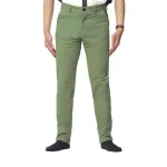 Quần Kaki Nam Dài QB396 Xanh Rêu Co Giãn