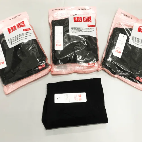 Chỗ sỉ quần Leggin nữ 2 túi sau màu đen kèm túi cao cấp
