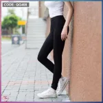 Chỗ sỉ quần Leggin nữ 2 túi sau màu đen kèm túi cao cấp