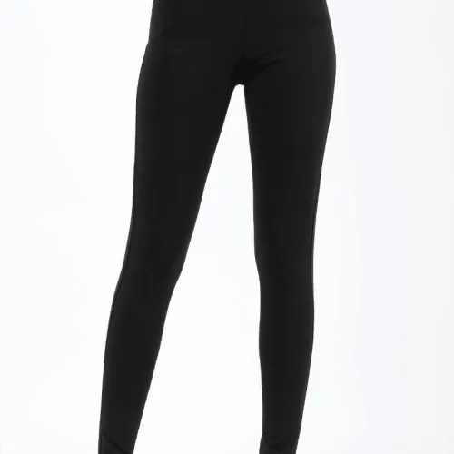 Chỗ sỉ quần Leggin nữ 2 túi sau màu đen kèm túi cao cấp