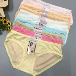 Set 10 quần lót nữ size nhỏ, màu pastel thông hơi