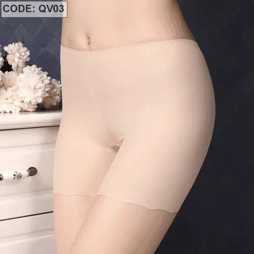 Quần nữ mặc trong váy chất liệu vải su co giãn QV03
