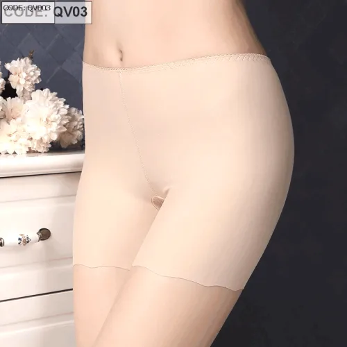 Quần nữ mặc trong váy chất liệu vải su co giãn QV03