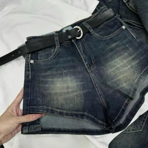 Nguồn hàng sỉ quần Short Jean Nữ Không Co Giãn Đứng Form Chuẩn
