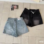 Chuyên sỉ quần Short Jean Trơn Nữ Không Co Giãn Đứng Form Chuẩn Mặc Cực Xinh