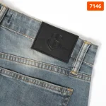 Quần short jeans nam Old Sailor dòng Diagonal mã 7146