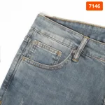 Quần short jeans nam Old Sailor dòng Diagonal mã 7146