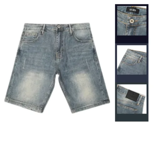 Quần short jeans nam Old Sailor dòng Diagonal mã 7146