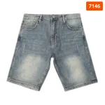 Quần short jeans nam Old Sailor dòng Diagonal mã 7146
