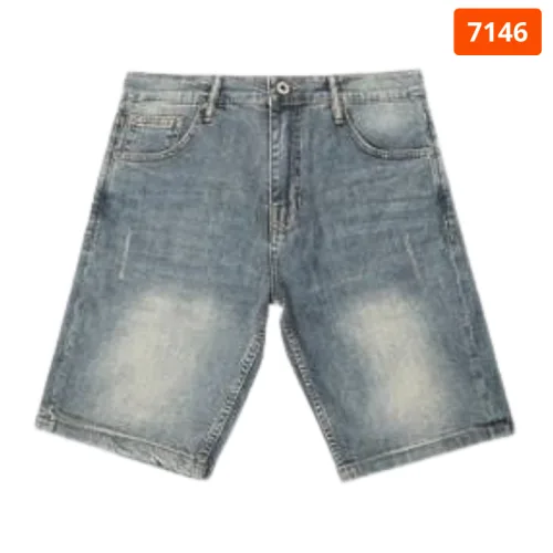 Quần short jeans nam Old Sailor dòng Diagonal mã 7146