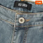Quần short jeans nam Old Sailor dòng Diagonal mã 7146