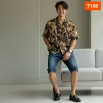 Nguồn hàng sỉ quần Short Jeans Nam Denim Nam Diagonal Old Sailor - 7186