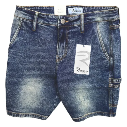 Nguồn hàng sỉ quần Short Jeans Nam Rurumen Cao Cấp Chất Liệu Co Giãn (Có size 36)
