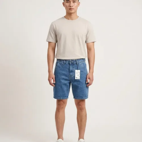 Nguồn hàng sỉ quần Short Jeans Nam Rurumen Cao Cấp Chất Liệu Co Giãn (Có size 36)