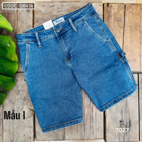 Nguồn hàng sỉ quần Short Jeans Nam Rurumen Cao Cấp Chất Liệu Co Giãn (Có size 36)
