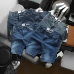 Nơi lấy sỉ quần Short Jeans Nam Rurumen Cao Cấp Chất Liệu Co Giãn Size Từ 50kg-90kg (Có size 36)