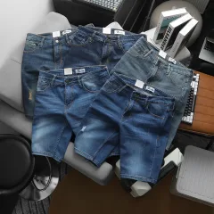 Nơi lấy sỉ quần Short Jeans Nam Rurumen Cao Cấp Chất Liệu Co Giãn Size Từ 50kg-90kg (Có size 36)