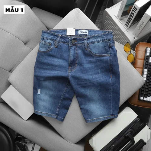 Nơi lấy sỉ quần Short Jeans Nam Rurumen Cao Cấp Chất Liệu Co Giãn Size Từ 50kg-90kg (Có size 36)