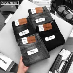Quần short jeans Rurumen dành cho nam, phối logo cao cấp VNXK (có size 36)