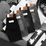 Quần short jeans Rurumen dành cho nam, phối logo cao cấp VNXK (có size 36)