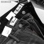 Quần short jeans Rurumen dành cho nam, phối logo cao cấp VNXK (có size 36)