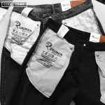 Quần short jeans Rurumen dành cho nam, phối logo cao cấp VNXK (có size 36)