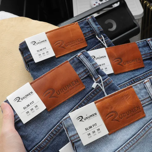 Quần short jeans Rurumen nam màu xanh, hàng VNXK cao cấp