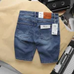 Quần short jeans Rurumen nam màu xanh, hàng VNXK cao cấp