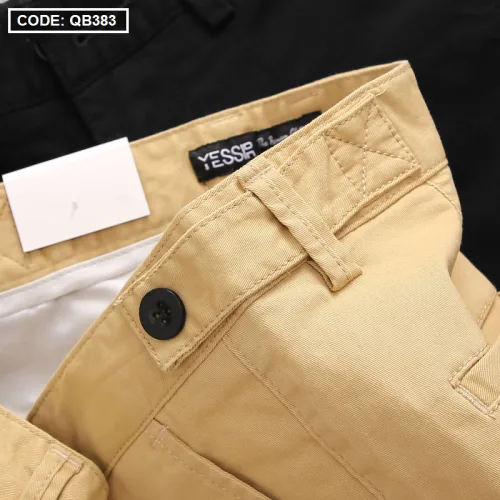 Quần short nam kaki cao cấp phối nút, co giãn, có size 36