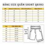 Quần short nam kaki cao cấp phối nút, co giãn, có size 36