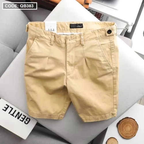 Quần short nam kaki cao cấp phối nút, co giãn, có size 36