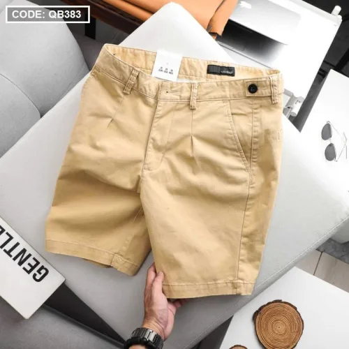 Quần short nam kaki cao cấp phối nút, co giãn, có size 36