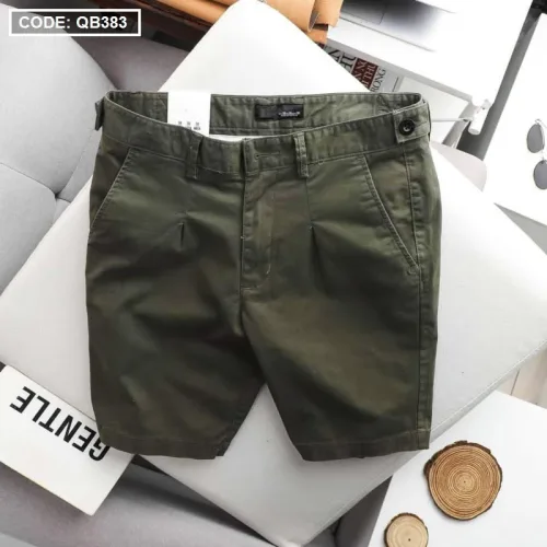 Quần short nam kaki cao cấp phối nút, co giãn, có size 36