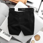 Quần short nam kaki cao cấp phối nút, co giãn, có size 36