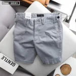 Quần short nam kaki cao cấp phối nút, co giãn, có size 36