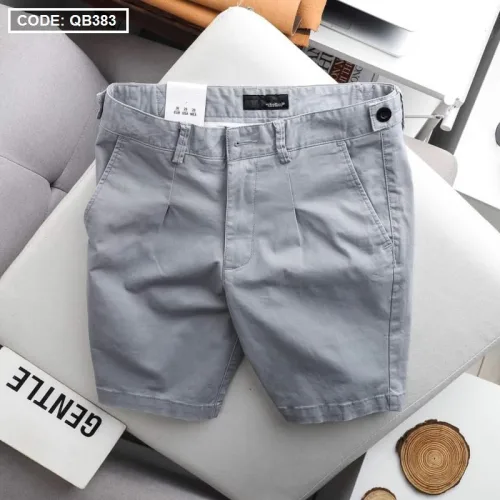 Quần short nam kaki cao cấp phối nút, co giãn, có size 36