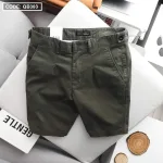 Quần short nam kaki cao cấp phối nút, co giãn, có size 36
