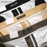 Quần short nam kaki cao cấp phối nút, co giãn, có size 36