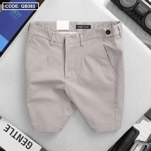 Quần short nam kaki cao cấp phối nút, co giãn, có size 36