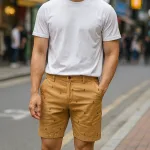 Nơi lấy sỉ quần Short Kaki Nam Cao Cấp In Logo Mũi Neo