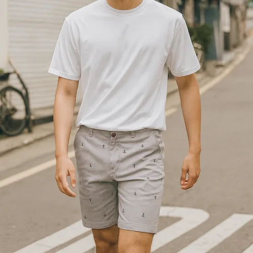 Nơi lấy sỉ quần Short Kaki Nam Cao Cấp In Logo Mũi Neo