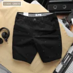 Quần short nam kaki co giãn Rurumen họa tiết nhí QB415