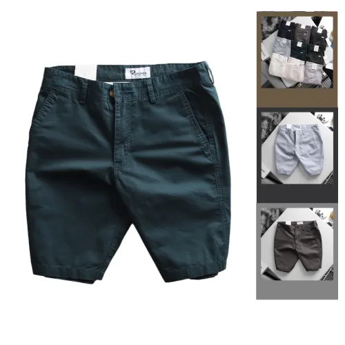 Nơi lấy sỉ quần Short Kaki Nam Trơn Rurumen Cao Cấp
