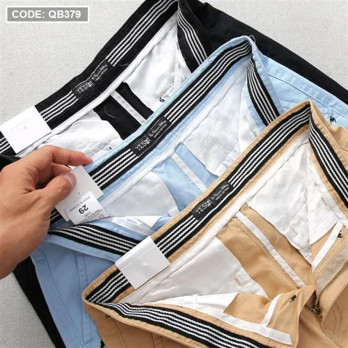 Chuyên sỉ quần short nam kaki in họa tiết đẹp