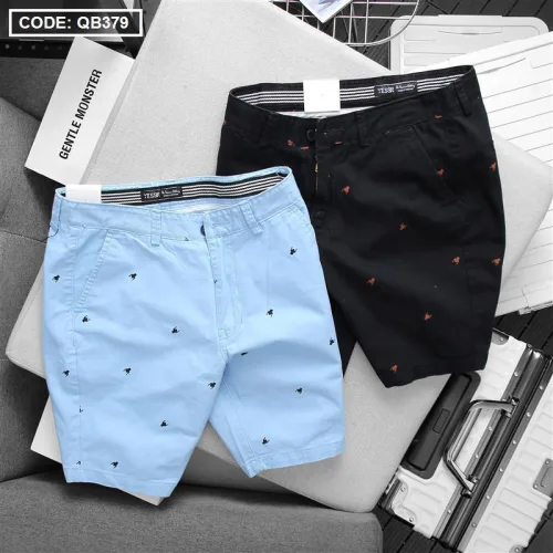 Chuyên sỉ quần short nam kaki in họa tiết đẹp