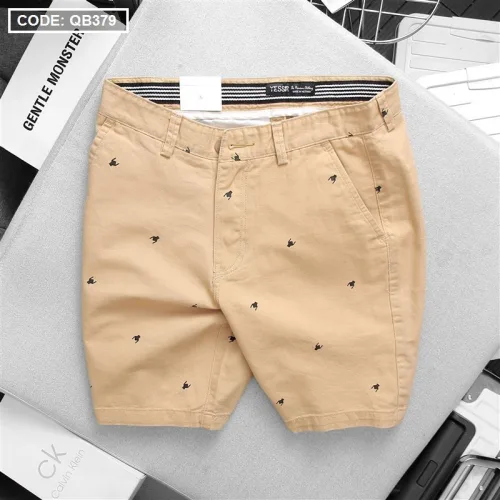 Chuyên sỉ quần short nam kaki in họa tiết đẹp