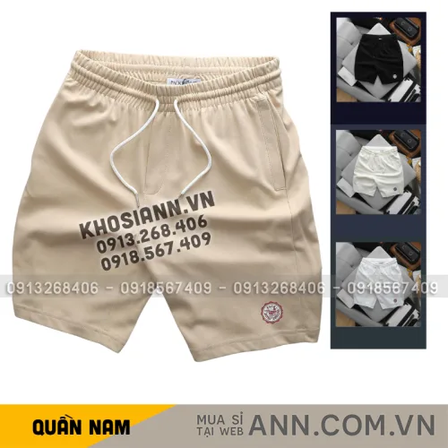 Nơi lấy sỉ quần Short Nam - Quần Đùi Nam Chất Liệu Vải Music Phối Logo Trẻ Trung Năng Động (Size Từ M - XXL)