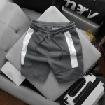 Nguồn hàng sỉ quần Short Nam - Quần Đùi Nam - Quần Nam Chất Liệu Vải Cá Sấu Karo Phối 2 Màu Trẻ Trung Năng Động (Size Từ M - XXL)