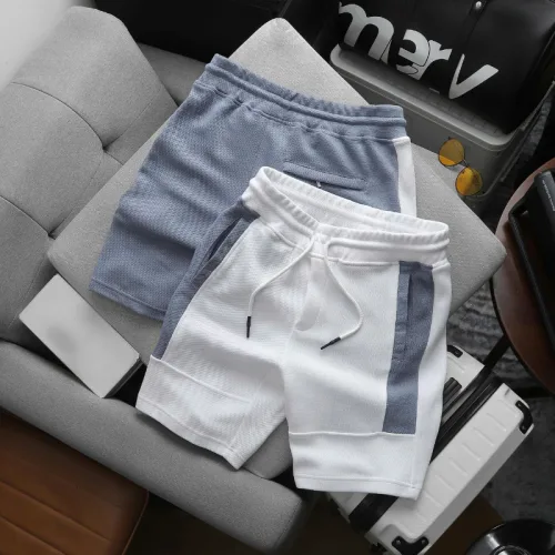 Nguồn hàng sỉ quần Short Nam - Quần Đùi Nam - Quần Nam Chất Liệu Vải Cá Sấu Karo Phối 2 Màu Trẻ Trung Năng Động (Size Từ M - XXL)