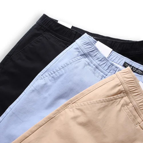 Nguồn hàng sỉ quần Short Nam Kaki Lưng Thun Co Giãn Yessir Cao Cấp (Có Size 36)